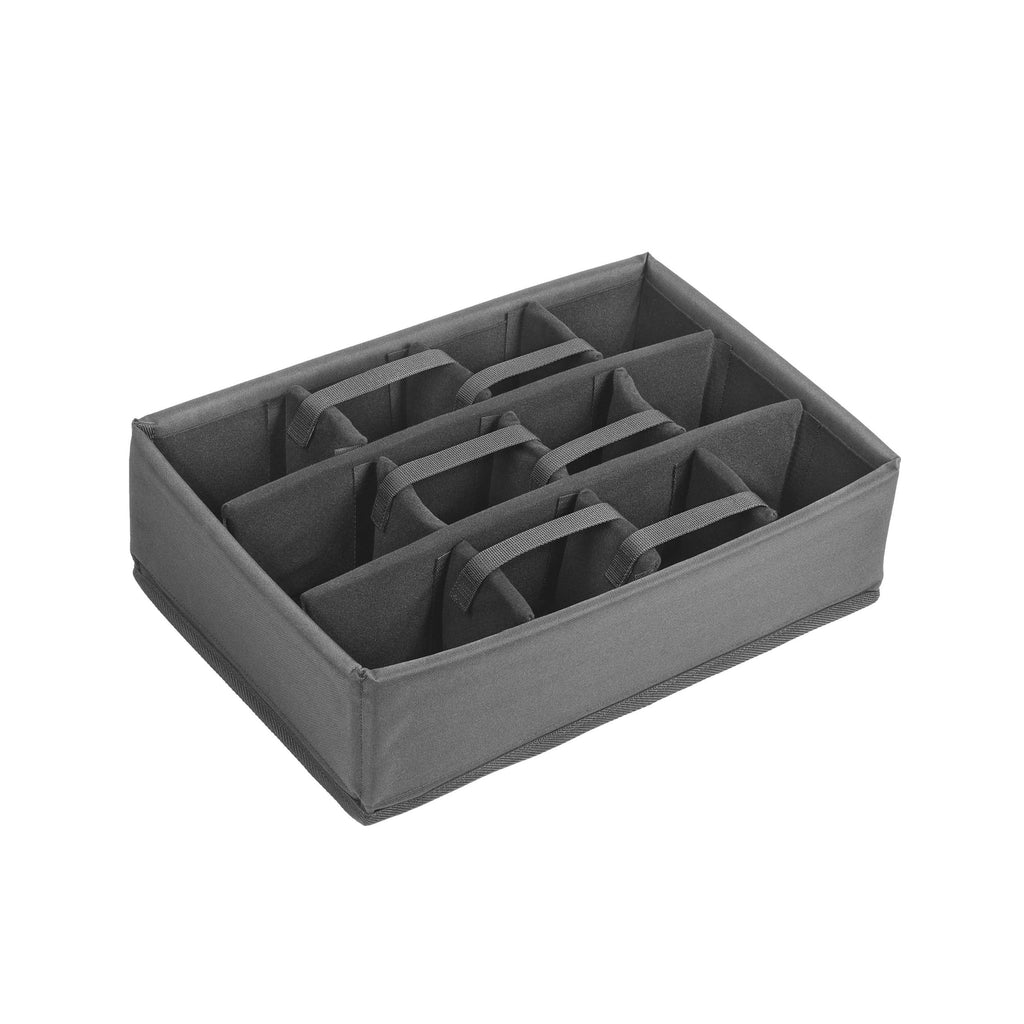 Panaro MAX505CAMORGTR Waterproof Case with Padded Dividers, Lid Organiser and Trolley Black