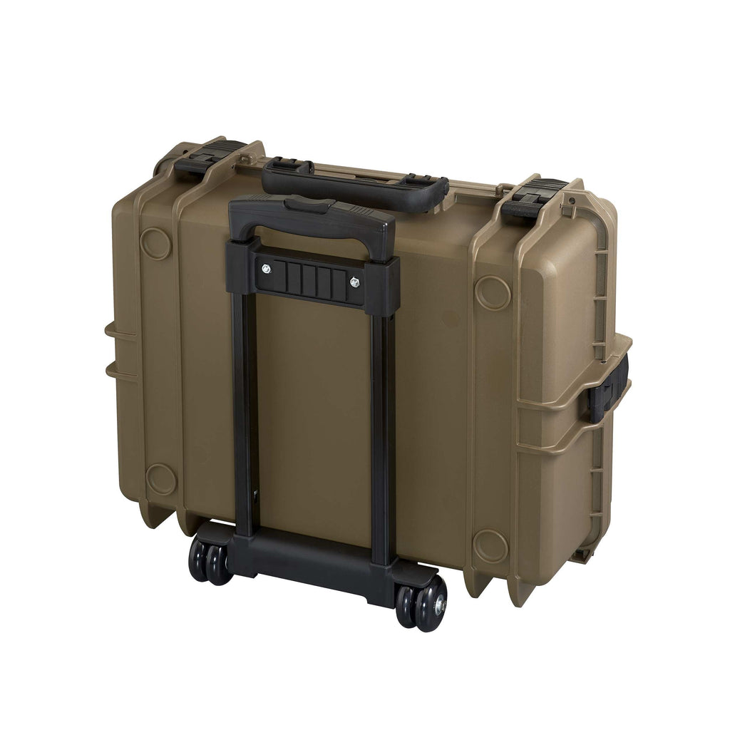 Panaro MAX505CAMTR Waterproof Case with Padded Dividers and Trolley Sahara