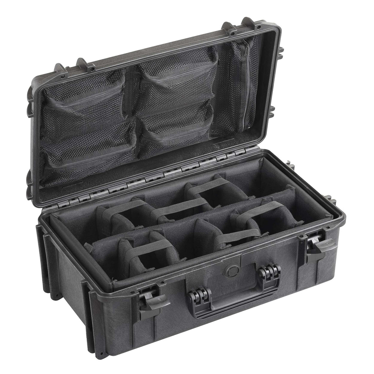 Panaro MAX520CAMORG Waterproof Case with Padded Dividers and Lid Organiser Black