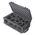 Panaro MAX520CAMTR Waterproof Case with Padded Dividers and Trolley Black
