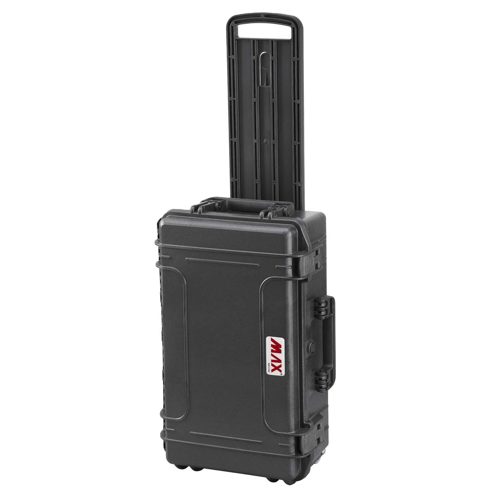 Panaro MAX520CAMTR Waterproof Case with Padded Dividers and Trolley Black