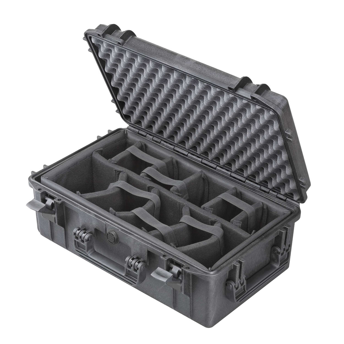 Panaro MAX520CAM Waterproof Case with Padded Dividers Black