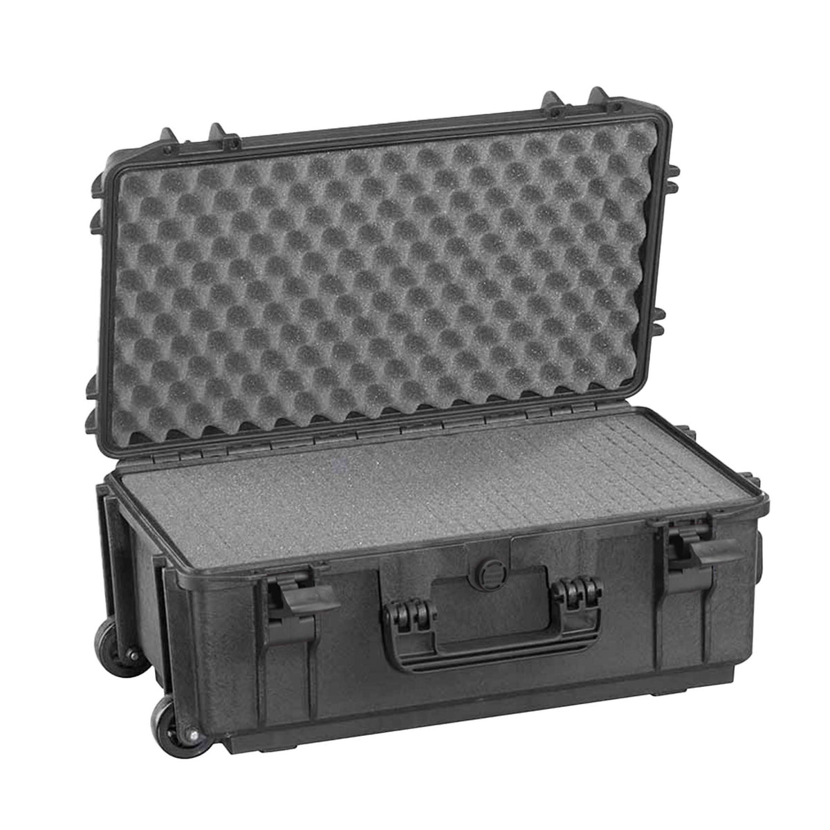 Panaro MAX520STR Waterproof Case with Cubed Foam and Trolley Black