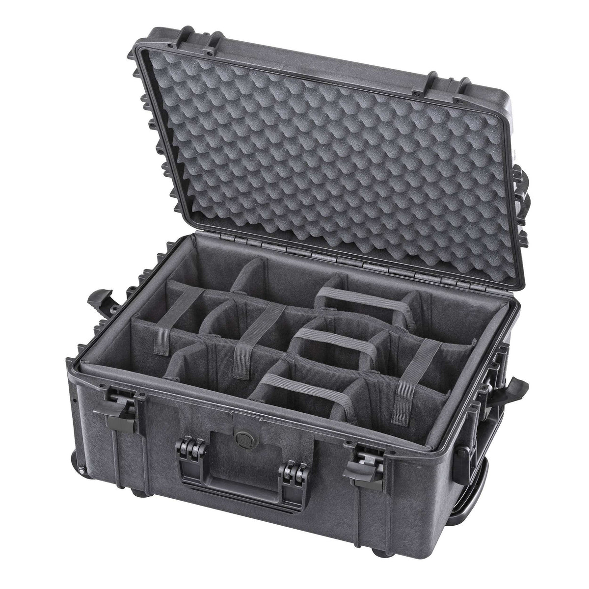 Panaro MAX540H245CAMTR Waterproof Case with Padded Dividers and Trolley Black