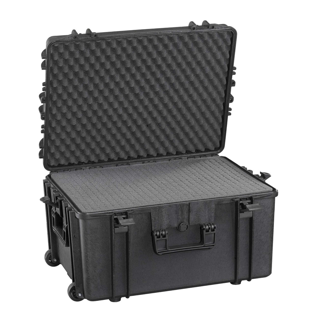 Panaro MAX620H340STR Waterproof Case with Cubed Foam and Trolley Black