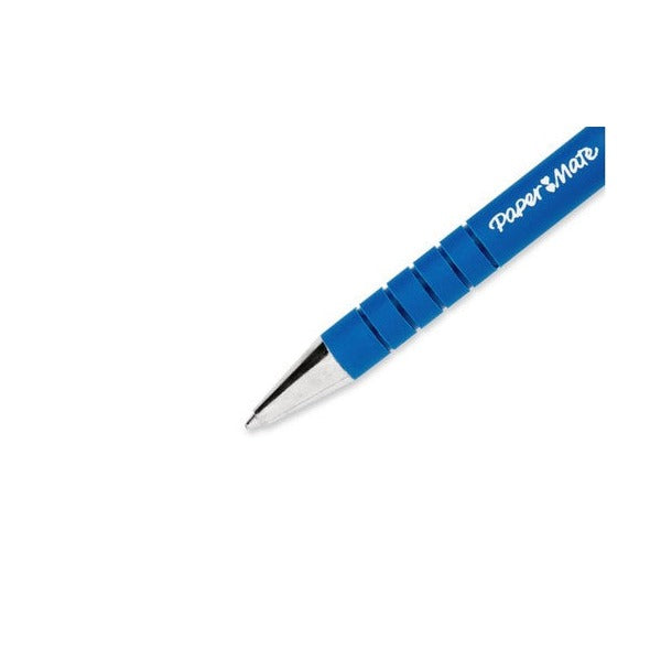 Papermate Flexgrip Ultra Retractable Ballpoint Pen Medium 1.0mm Blue Box of 12
