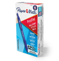 Papermate Profile Retractable Ballpoint Pen Medium 1.0mm Blue Box of 12