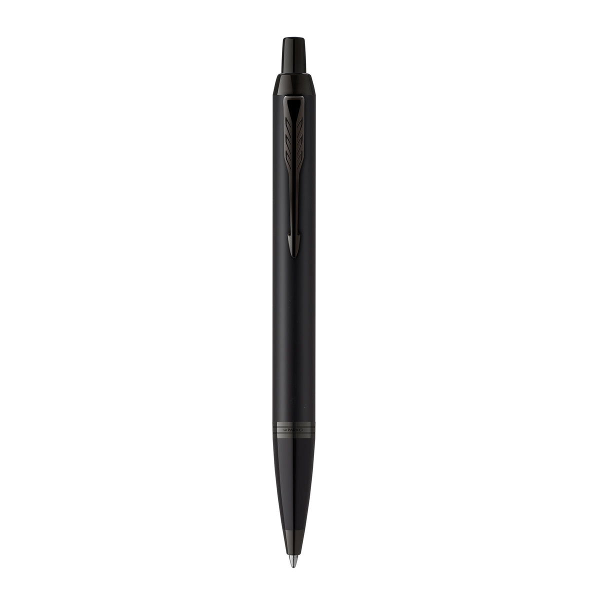 Parker IM Achromatic Ballpoint Pen Matte Black Lacquer Black Trim Medium Tip