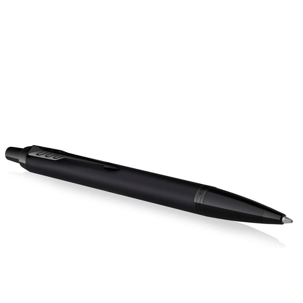 Parker IM Achromatic Ballpoint Pen Matte Black Lacquer Black Trim Medium Tip