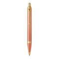 Parker IM Writing Rituals Ballpoint Pen Orange Lacquer and Gold Trim Medium Tip