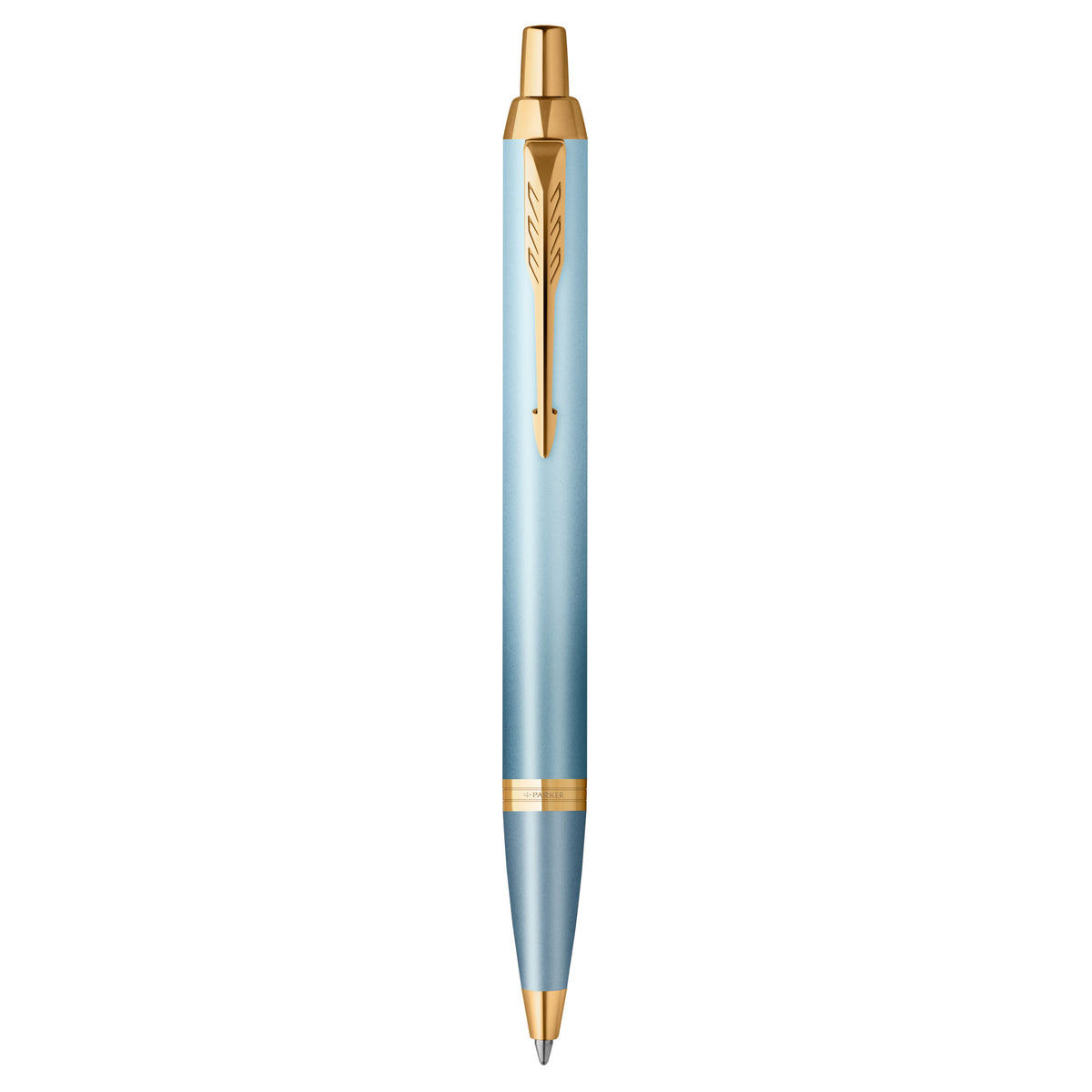 Parker IM Writing Rituals Ballpoint Pen Turquoise Green Lacquer and Gold Trim Medium Tip