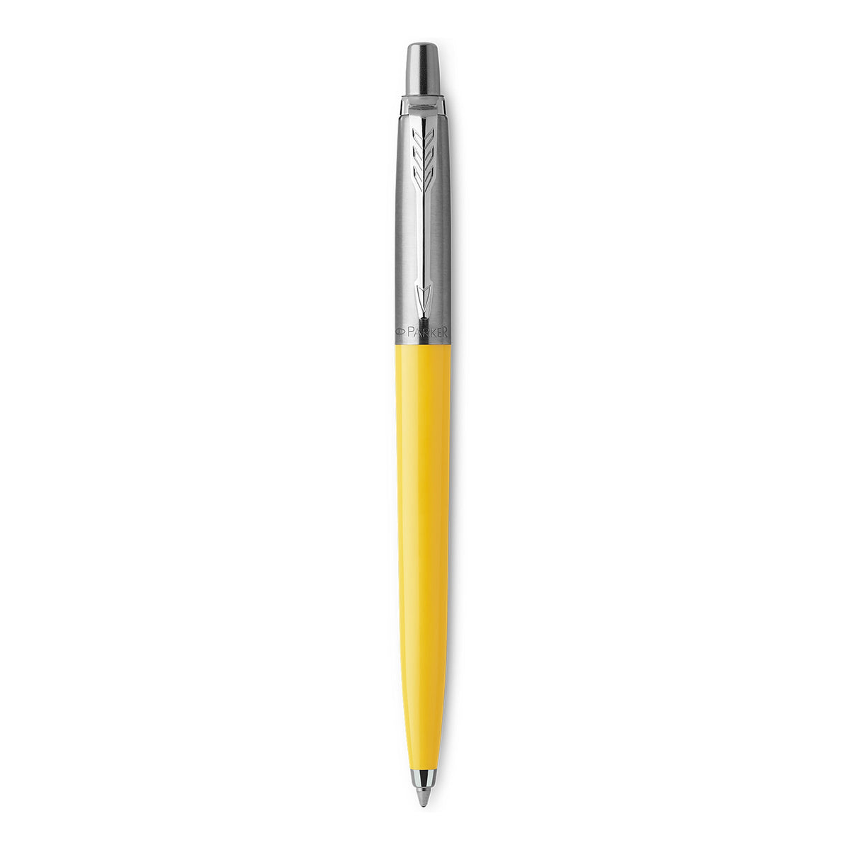 Parker Jotter Original Ballpoint Pen Yellow and Chrome Trim Medium Tip