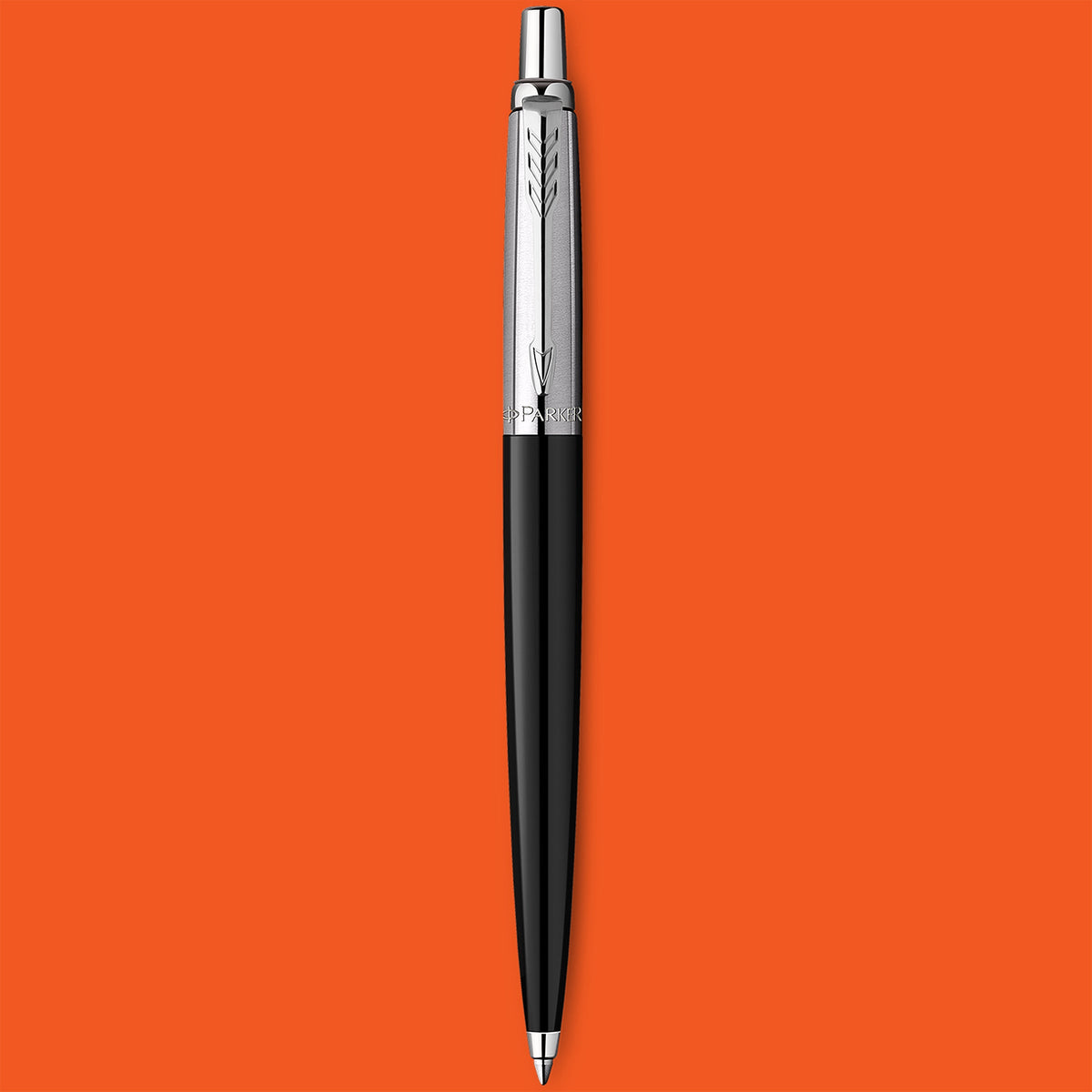 Parker Jotter Original Gel Pen Black Chrome Trim Medium Tip