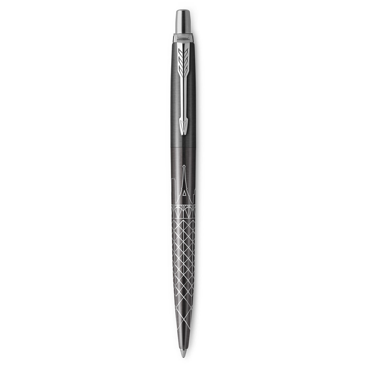 Parker Jotter SE Global Icons Ballpoint Pen Paris Grey Lacquer and Chrome Trim Medium Tip