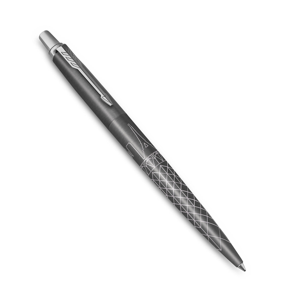 Parker Jotter SE Global Icons Ballpoint Pen Paris Grey Lacquer and Chrome Trim Medium Tip