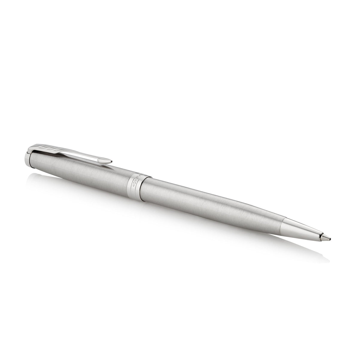Parker Sonnet Ballpoint Pen Stainless Steel and Palladium Trim Medium Tip