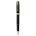 Parker Sonnet Rollerball Pen Black Lacquer and Gold Trim Fine Tip