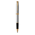 Parker Sonnet Rollerball Pen Stainless Steel and Gold Trim Fine Tip