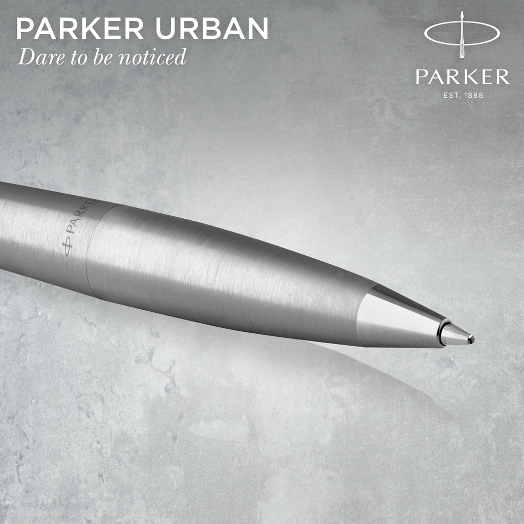Parker Urban Twist Ballpoint Pen Metro Metallic and Chrome Trim Medium Tip