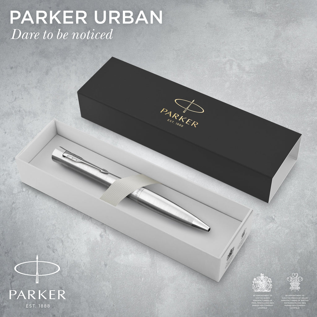 Parker Urban Twist Ballpoint Pen Metro Metallic and Chrome Trim Medium Tip