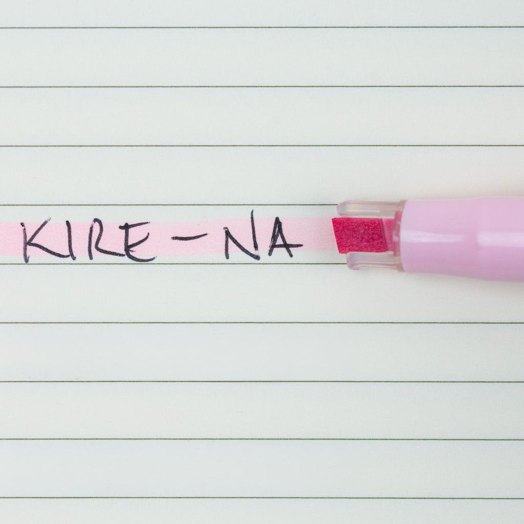 Pilot Kire-Na Dual Tip Highlighter Pale Pink Box of 10