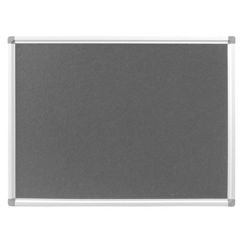 Rapidline Standard Pinboard 1800 x 15 x 1200mm Grey Upholstery