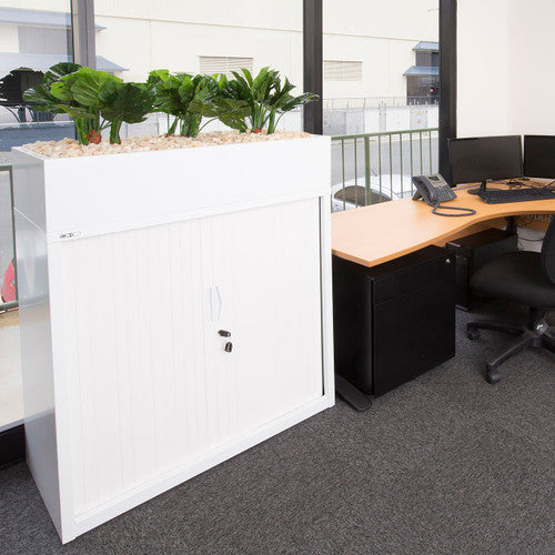 Rapidline Planter Box 1200 x 230 x 473mm Only Black for Go Tambour Door Cupboard