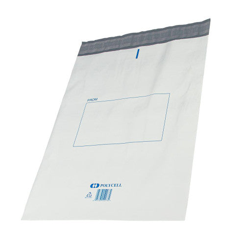 Polycell Courier Bag Plastic 190 x 260mm Plus 50mm Flap Carton of 2000