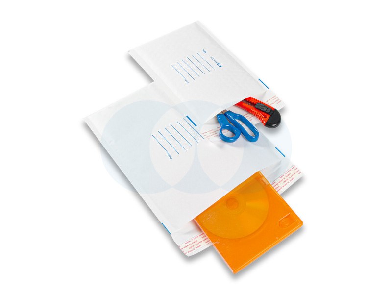 Polycell Mail Tuff Bubble Mailer 215 x 280mm Plus 50mm Flap White Carton of 100