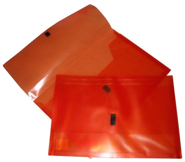 Pop Foolscap Polywally Wallet, Orange