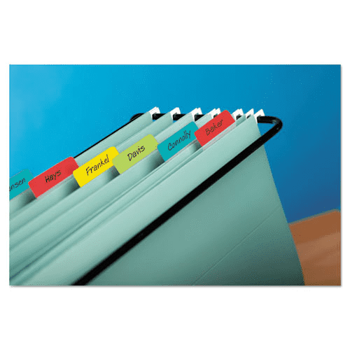 Post-it Durable Tabs Aqua Lime Yellow Red 50 x 38mm 686A-ALYR