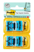 Post-it Initial Here Flags Blue 25 x 43mm Pack of 100 680-IH2