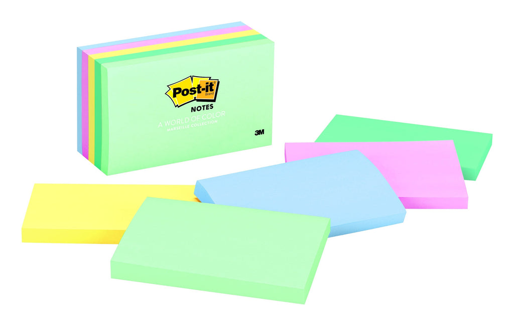 Post-it Notes Marseille 76 x 127mm 100 Sheets Pack of 5 655-AST