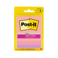 Post-it Super Sticky Notes Flamingo 76 x 76mm Pack of 3