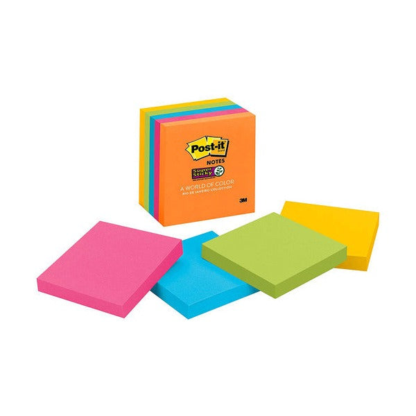 Post-it Super Sticky Notes Rio De Janeiro 76 x 76mm Pack of 5 654-5SSAU