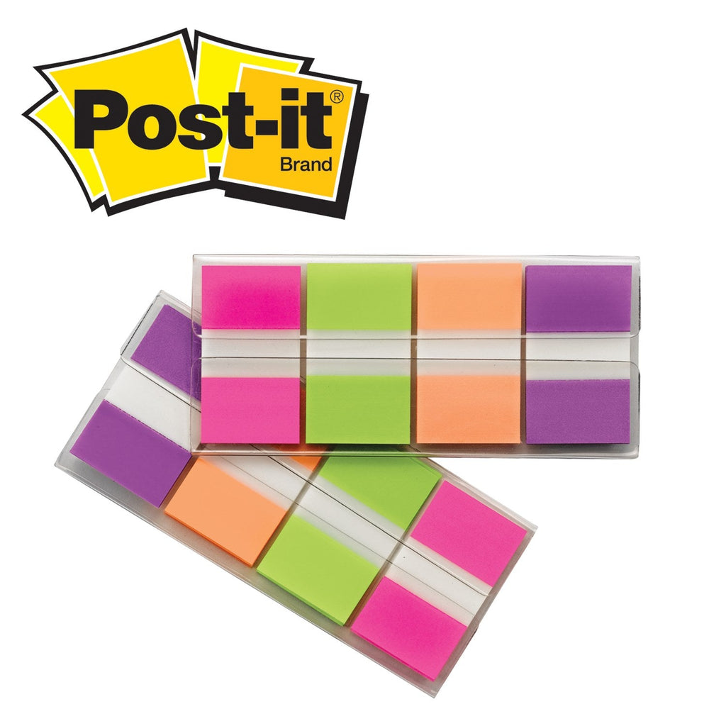 Post-it Flags Pink Green Orange Purple 25 x 43mm 680-PGOP2