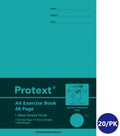 Protext Exercise Book A4 48 Page 18mm Dotted Thirds Ruled Dog
