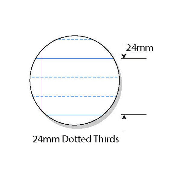 Protext Exercise Book A4 48 Page 24mm Dotted Thirds Ruled Fish Pack of 20