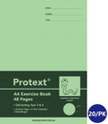 Protext Exercise Book A4 48 Page QLD Year 3 and 4 Ruled with Margin Snake