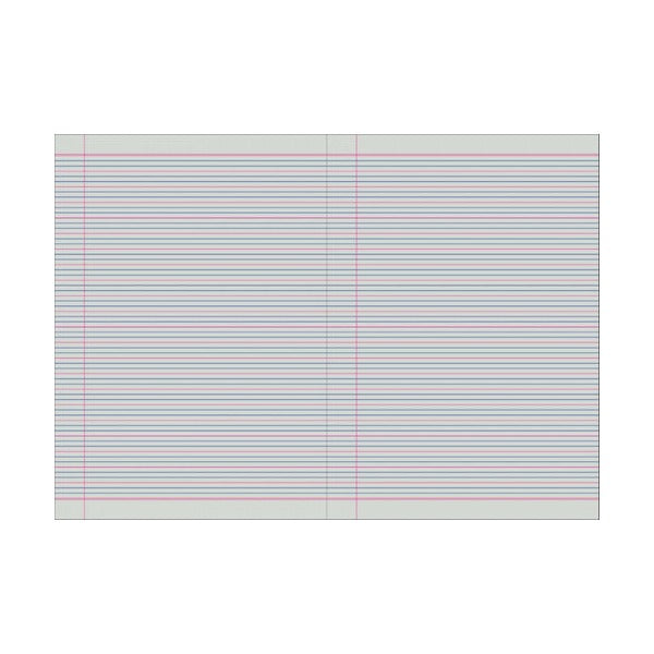 Protext Exercise Book A4 48 Page QLD Year 3 and 4 Ruled with Margin Snake Pack of 20