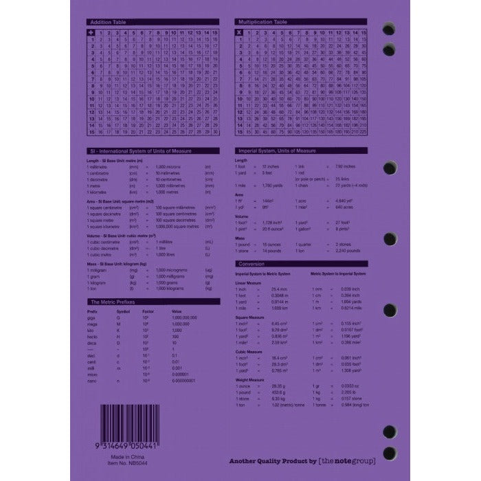Protext Binder Book A4 192 Page Ruled PP Cow Cover Pack of 5