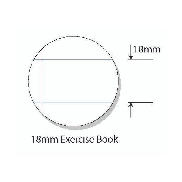 Protext Exercise Book A4 64 Page 18mm Solid Ruled Frog Pack of 20