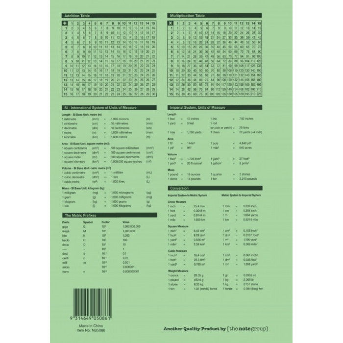 Protext Exercise Book A4 64 Page 14mm Solid Ruled Gecko Pack of 20