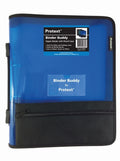 Protext Binder Buddy 25mm 2 Ring with Pencil Case and Pockets Blue