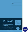 Protext Exercise Book QLD Botany Ruled Year 1 24mm 70gsm 48pg Wombat Assorted