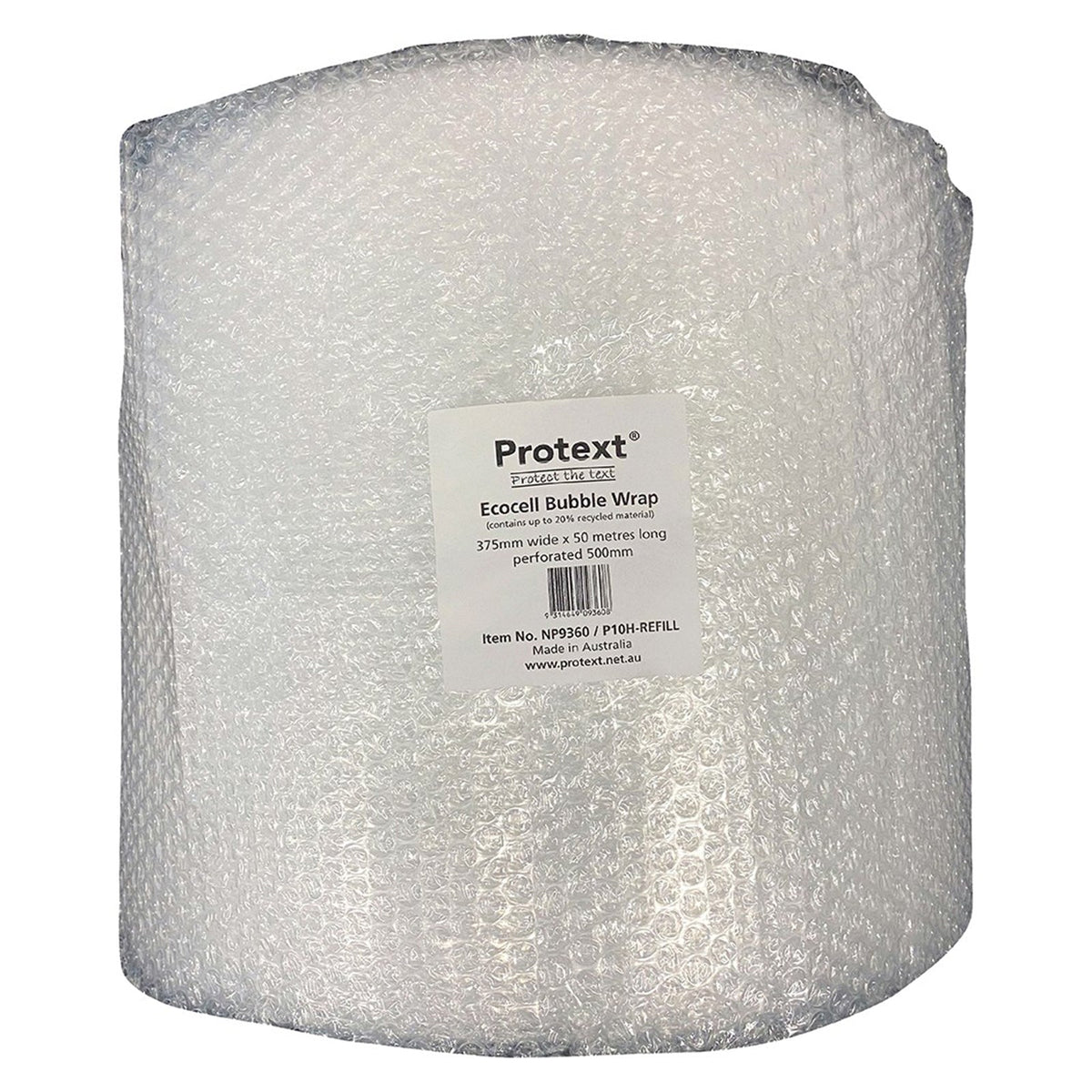 Protext Bubble Wrap Roll 500mm Perforated 375mm x 50m Clear