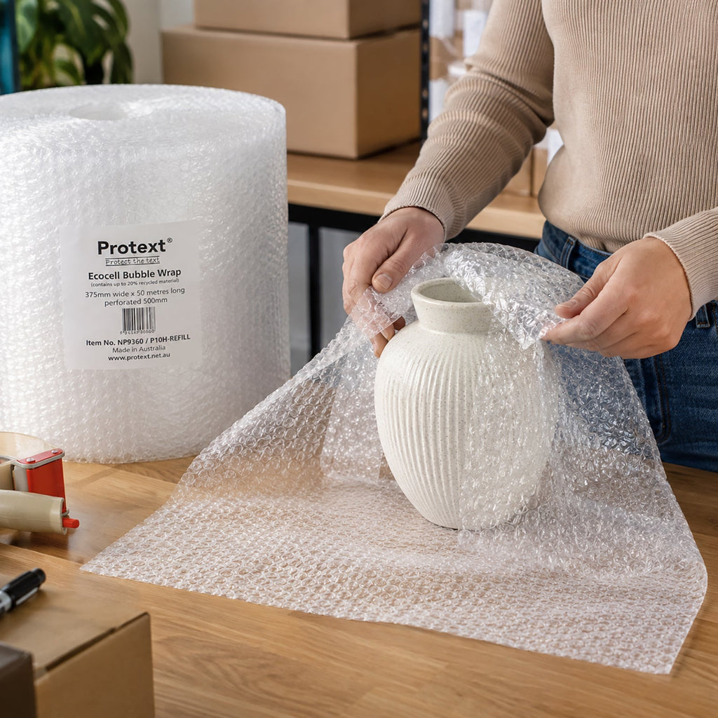Protext Bubble Wrap Roll 500mm Perforated 375mm x 50m Clear