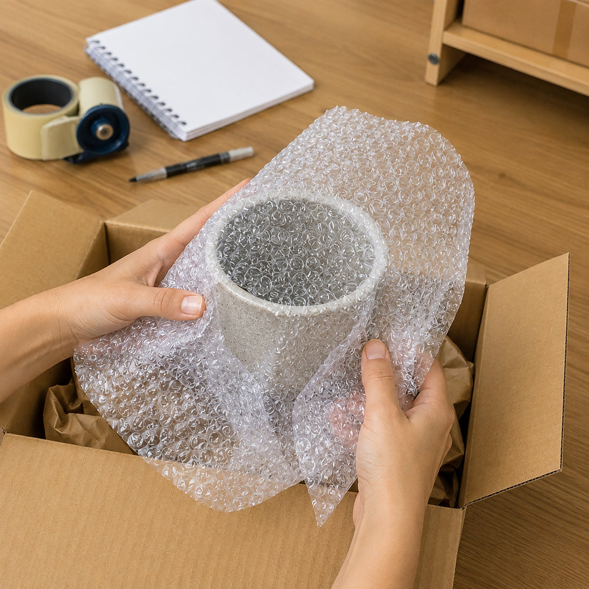 Protext Bubble Wrap Roll Non-Perforated 500mm x 50m Clear
