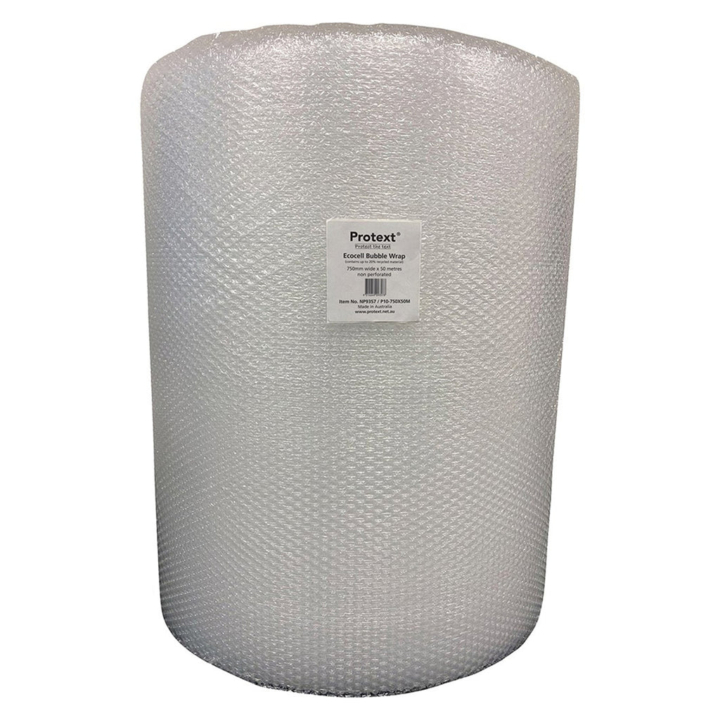 Protext Bubble Wrap Roll Non-Perforated 750mm x 50m Clear
