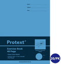 Protext Exercise Book 225 x 175mm 48 Page Ruled PP Cover Spider